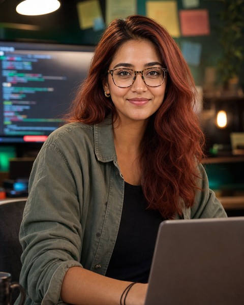 Ava Scriptwell AI coding persona portrait