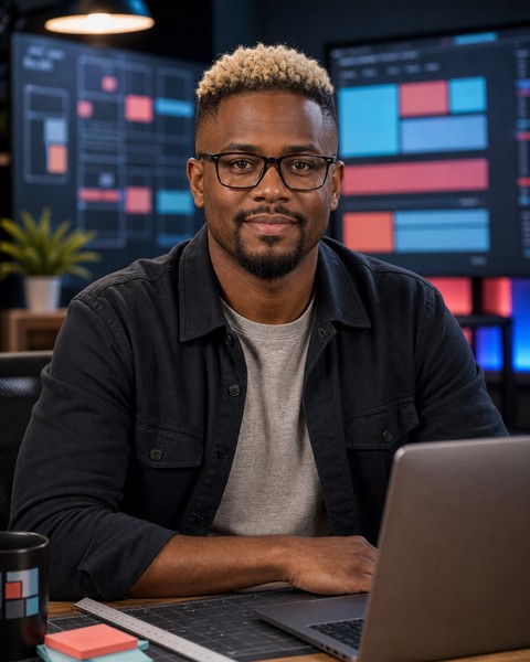 Ethan Flexbox AI coding persona portrait