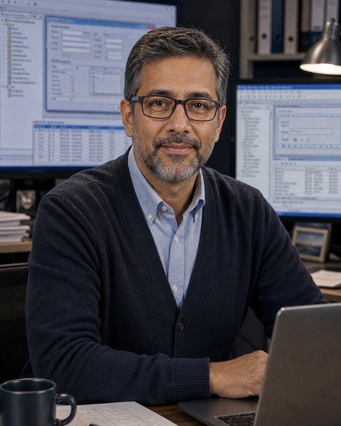 Vincent Visual Basic AI coding persona portrait